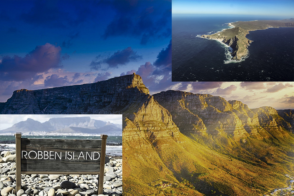 Table Mountain, Robben Island, Cape Point